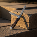 Damascus Dual-Blade Folding Knife - TF-085