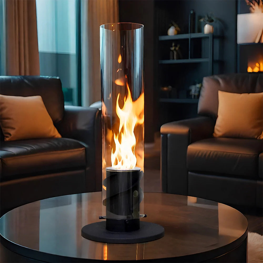 17''H Clean-Burning Bio Ethanol Ventless Fireplace